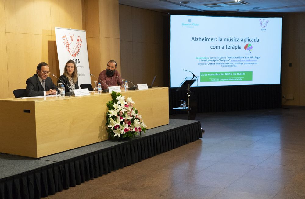 El 21/11/18, conferència amb l'Associació Andorrana per a l'Alzheimer